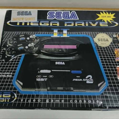 Sega Mega Drive 2 κονσόλα καινούργια με 368 ενσωματωμένα παιχνίδια