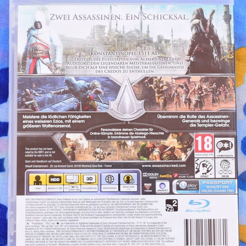Assassin's Creed: Revelations PS3 game like new, action-adventure