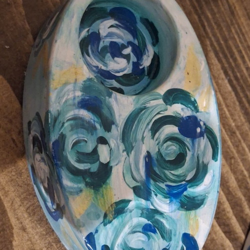 Small porcelain tealight holder handmade, made to order