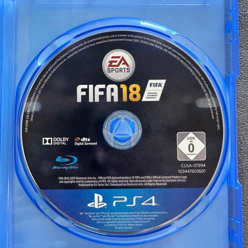 FIFA 18 PS4 like new