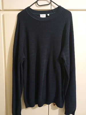 S.Oliver Men's Dark Blue Sweater New Size M