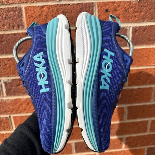 Hoka Gaviota 5 W sneakers like new, blue, size 40