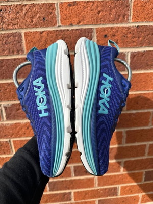 Hoka Gaviota 5 W sneakers like new, blue, size 40