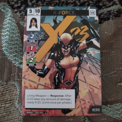 Marvel Champions X-23 (alt art) promo card new