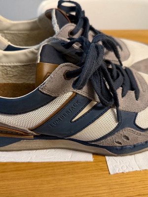 Lumberjack men's sneakers used, size 43, white and blue