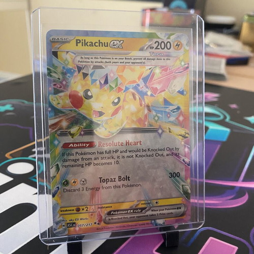 Κάρτα Pikachu ex σαν καινούργιο 57/217