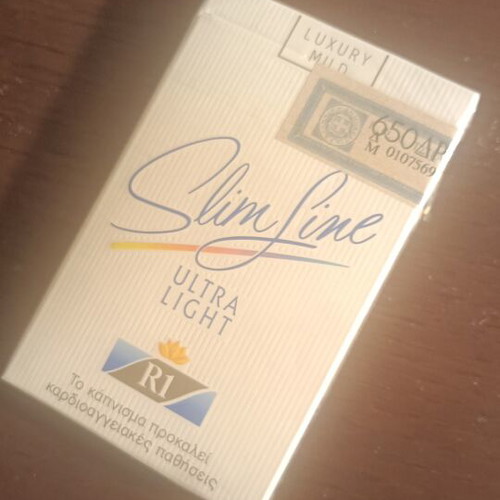 R1 Slim Line Ultra Light vintage cigarette pack new
