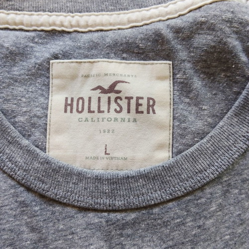 Hollister t-shirt, size M, grey