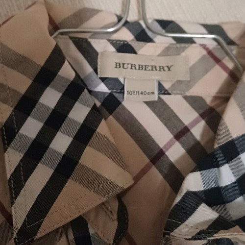 Burberry shirt for girls like new, size 140 cm, age 10
