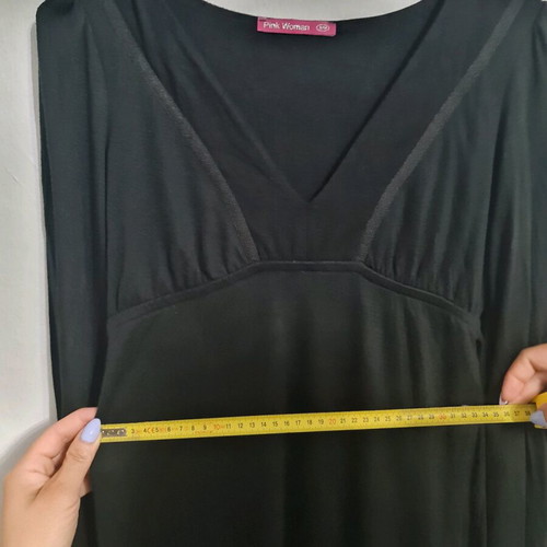 Pink Woman dress black used, Small/Medium