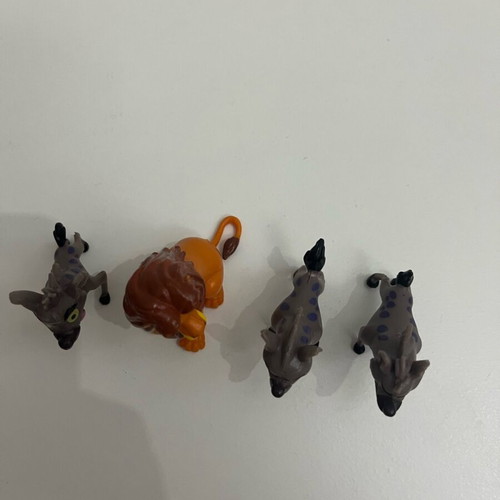 Mufasa and Hyenas figures from The Lion King like new