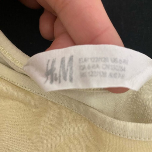 Girls' blouse H&M 128 used with birds design