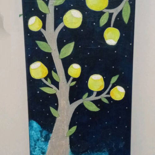 Painting for children's room new with three-dimensional element