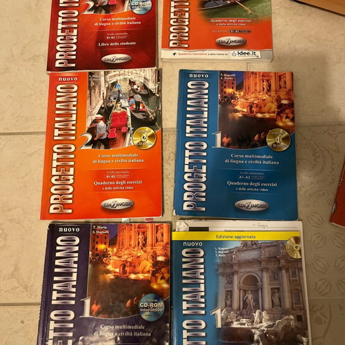 Italian books used, pack