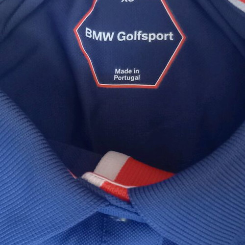 BMW polo shirt new, navy blue, size XS