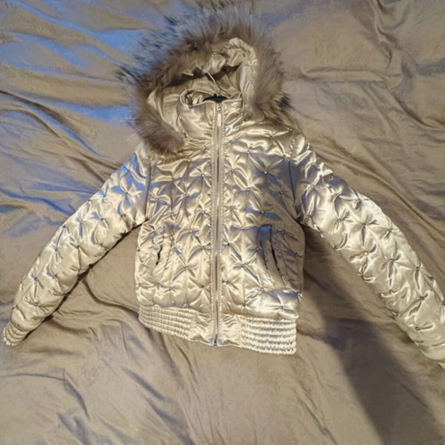 Gold jacket like new with rhinestones, size S