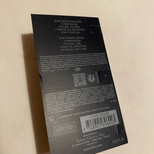 Diorshow Maximizer 4D Lash-Primer Serum new sample 1ml