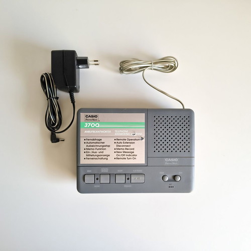 Casio PhoneMate 3700 vintage answering machine used, very good condition