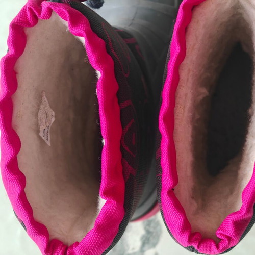 Adam's Shoes kids apres-ski boots like new, grey and pink size 28-29