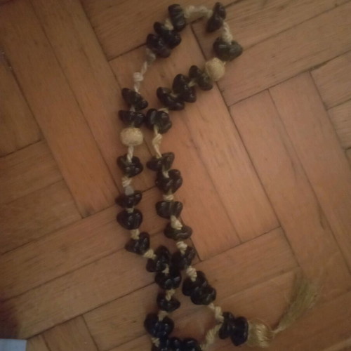Greek komboloi like new with green shining beads