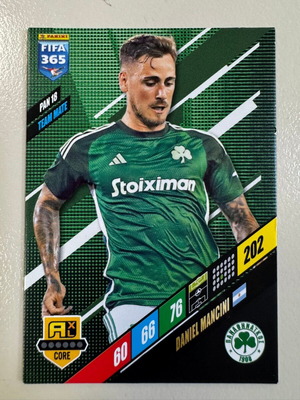 Panathinaikos Mancini Card Panini Super League Greece 2023-2024 Adrenalyn XL new
