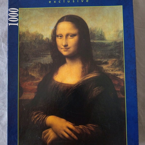 Mona Lisa Puzzle like new, 1000 pieces, Leonardo Da Vinci