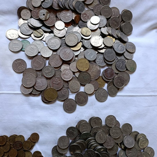 Πακέτο νομισμάτων μεταχειρισμένο, ελληνικά και λίγα ξένα