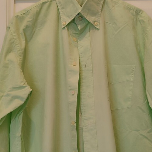 Burberry men's long-sleeve shirt mint color size M like new