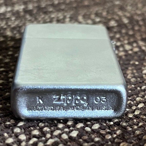 Zippo Slim matte vintage lighter almost unused