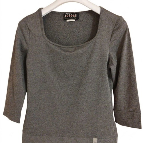 Morgan de Toi vintage grey top size S like new