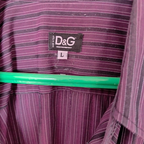 Dolce&Gabbana shirt size L like new, black and purple