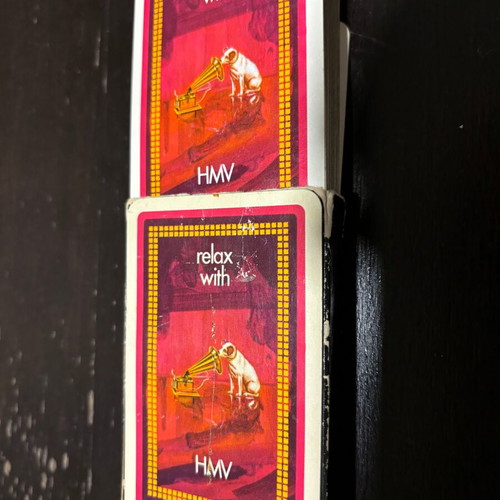 Antique HMV playing cards like new, collectible His Masters Voice
