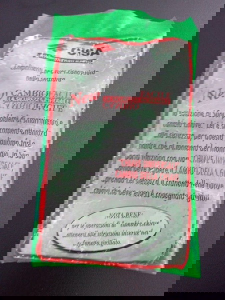 Συσκευασία κλειδιών Πόρτας Ασφαλείας CISA CAMBIO FACILE