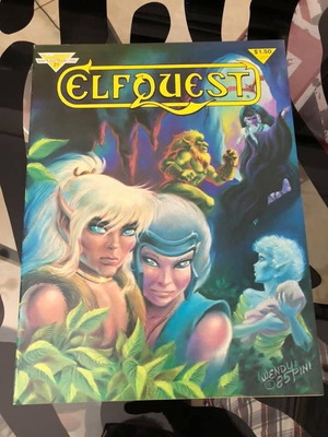 Elfquest Magazine 21 μεταχειρισμένο, oversized comic book 1984