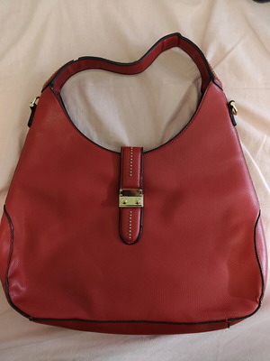 Women's red handbag like new