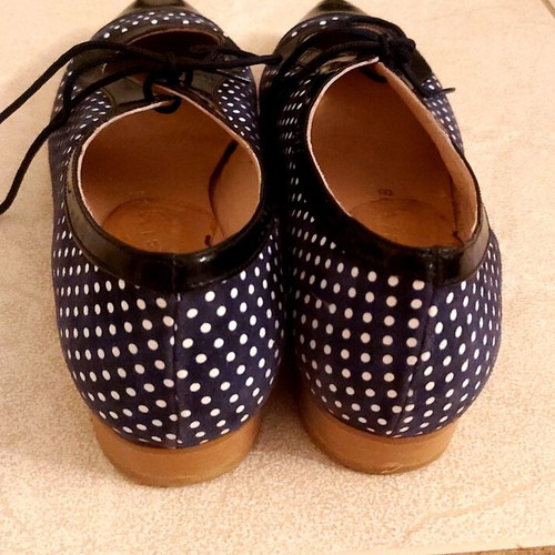 Tsitsivas ballerinas used, size 38, black and blue