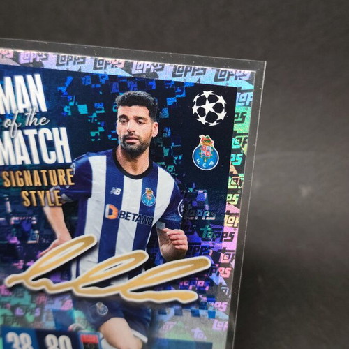 Mehdi Taremi Man of the Match Signature Style card like new