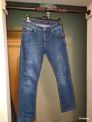 Berto Lucci Jeans pants used, size M, blue