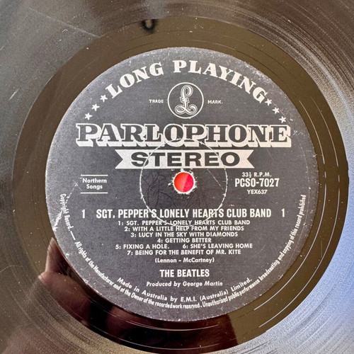 The Beatles Sgt. Pepper's Lonely Hearts Club Band LP used 1st AUS 1967 Stereo