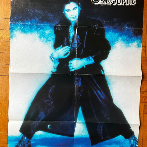 Ozzy Osbourne Iced Earth poster used 58cm x 86cm