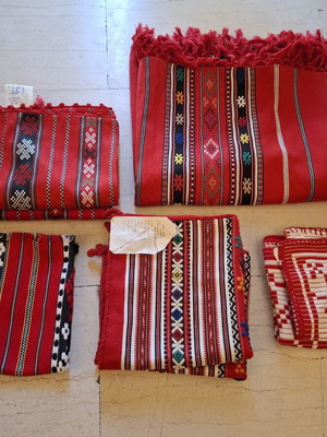 Vintage set of 8 traditional woven linens Arta Brașov