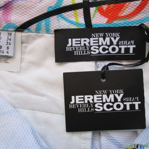 Jeremy Scott shorts with colorful marker drawing, size IT 38/XS