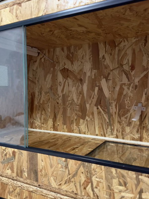 OSB3 terrarium 90x45x45 cm for corn snake and ball python