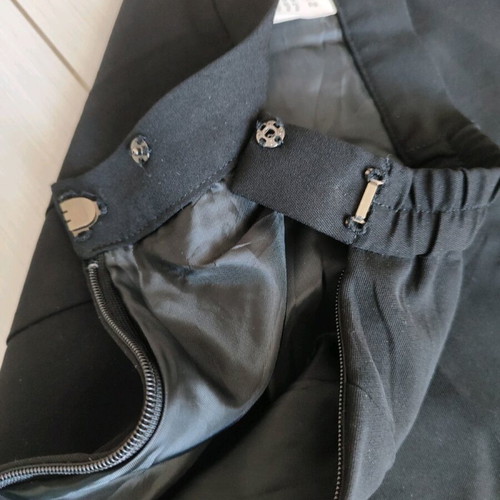 Women's Vintage Pleated Skirt Black Like New XS/S