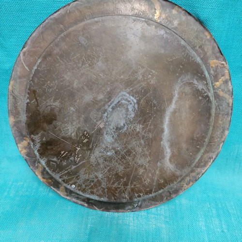 Copper tray used, large, 46cm diameter