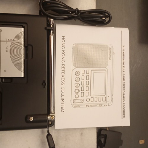 World Band Radio with Recorder V115, Retekess