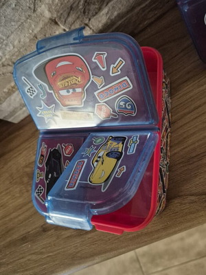 Φαγητοδοχείο Disney Cars με 3 θήκες