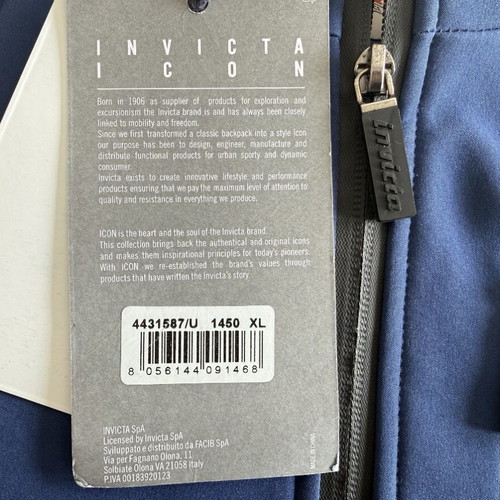 Invicta Jacket new men's winter jacket blue size L
