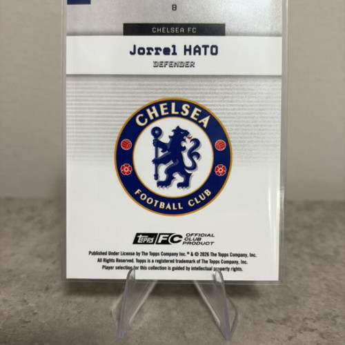 Jorrel Hato 2025-26 Topps Chelsea FC Team Set new 44/150