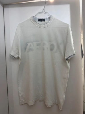 Aero white T-shirt size L like new, cotton